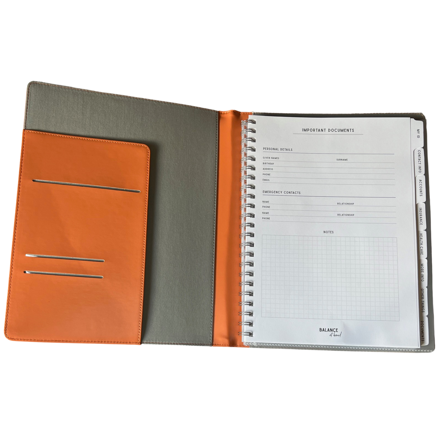 The Important Life Document Folder - Desert Flower