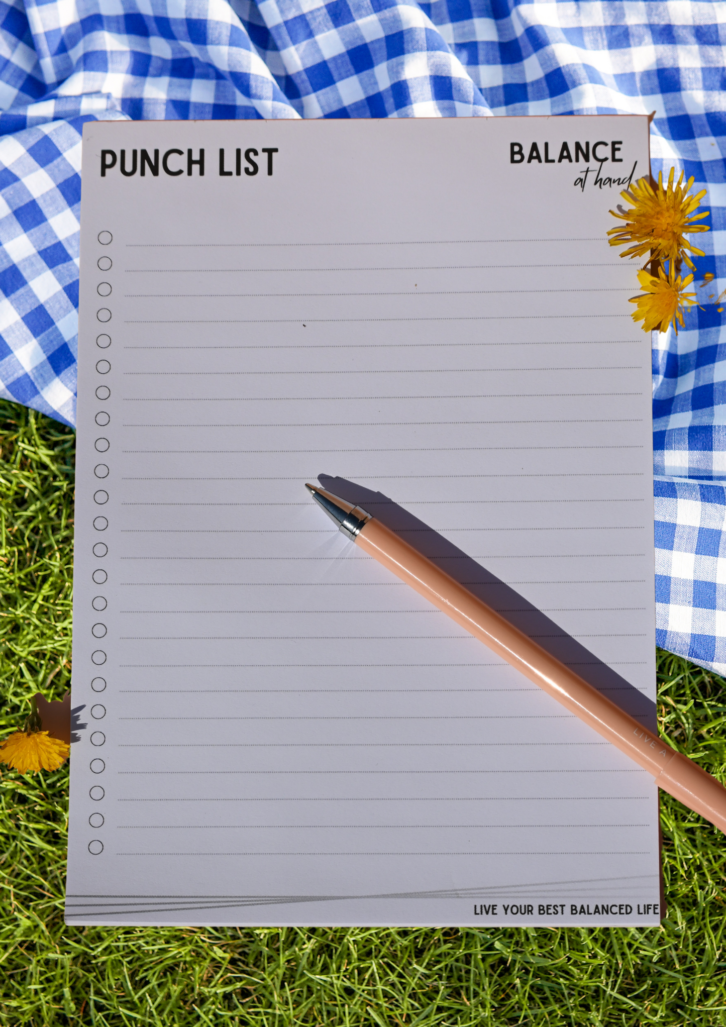 A5 Punch List Notepad - Pack of 2
