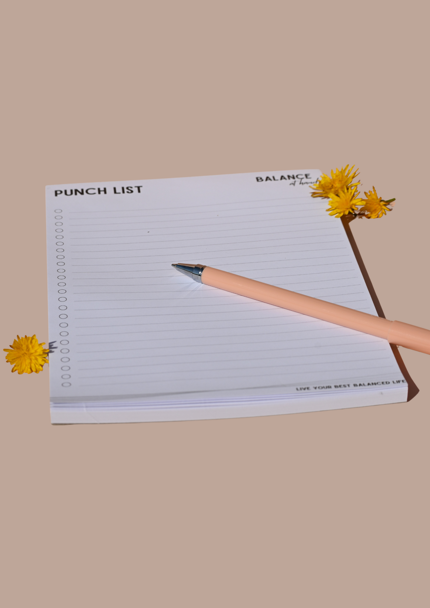 A5 Punch List Notepad - Pack of 2
